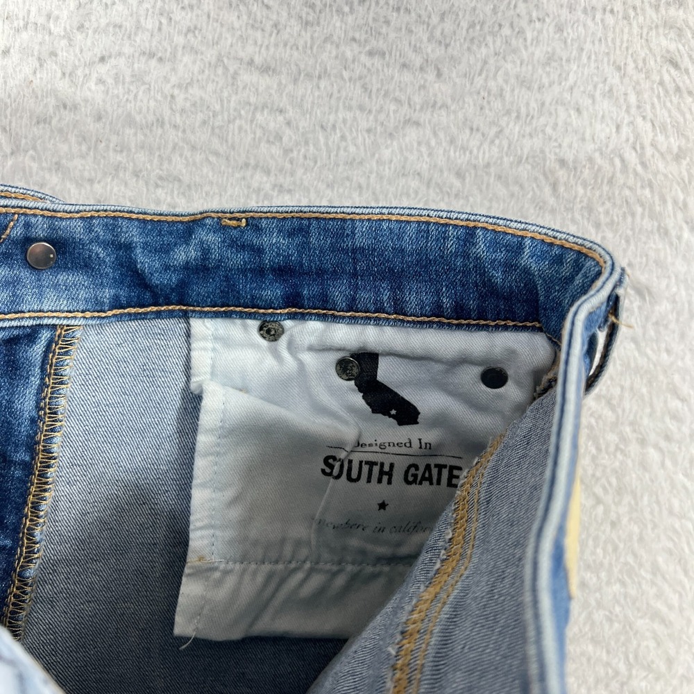AG Jeans Womens 26R (27x28) The Farrah Skinny Ankle High Rise Blue Distressed - Picture 7 of 9